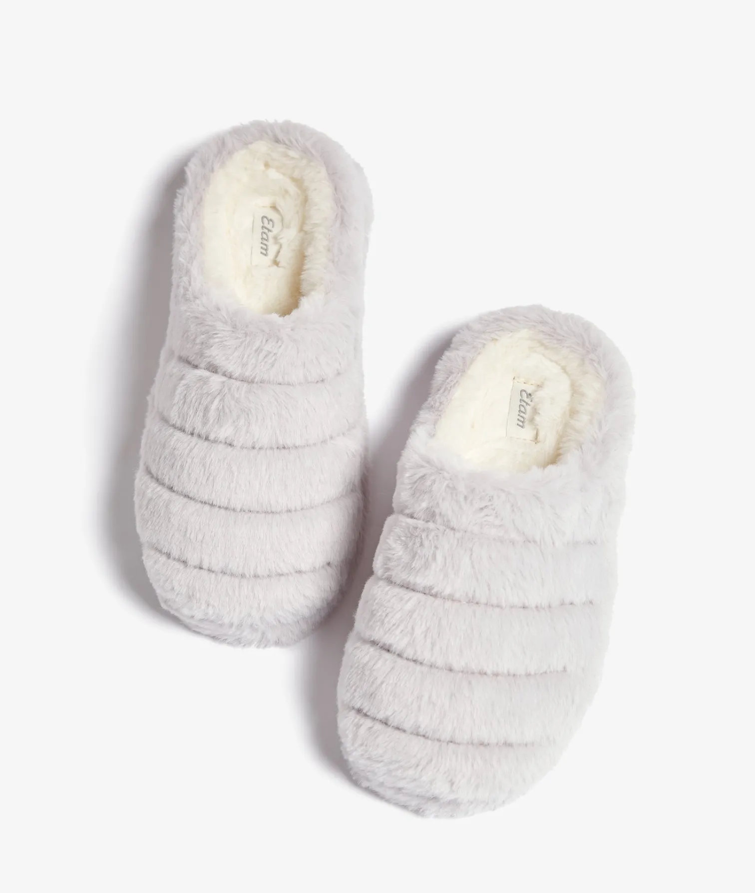 Etam Chaussons mules fourrés GRISCLAIR Discount