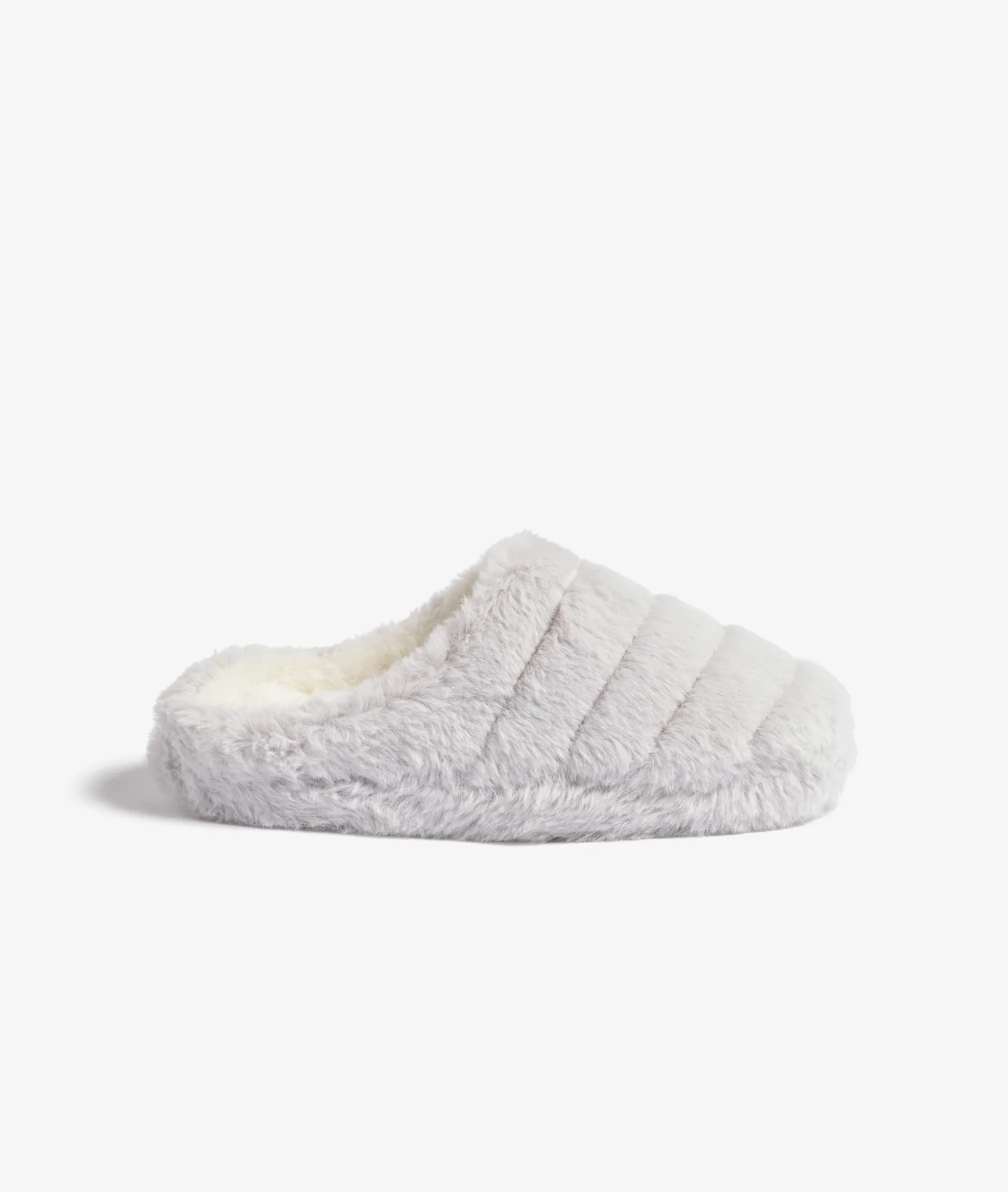 Etam Chaussons mules fourrés GRISCLAIR Discount