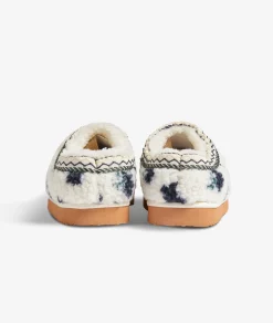 Etam Chaussons mules fourrés à fleurs MULTICOLORE Fashion