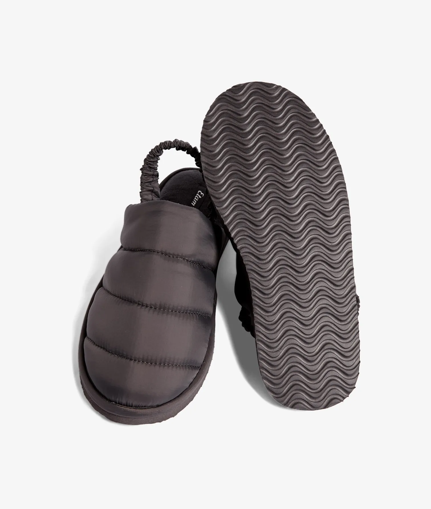 Etam Chaussons mules matelassés ANTHRACITE Flash Sale
