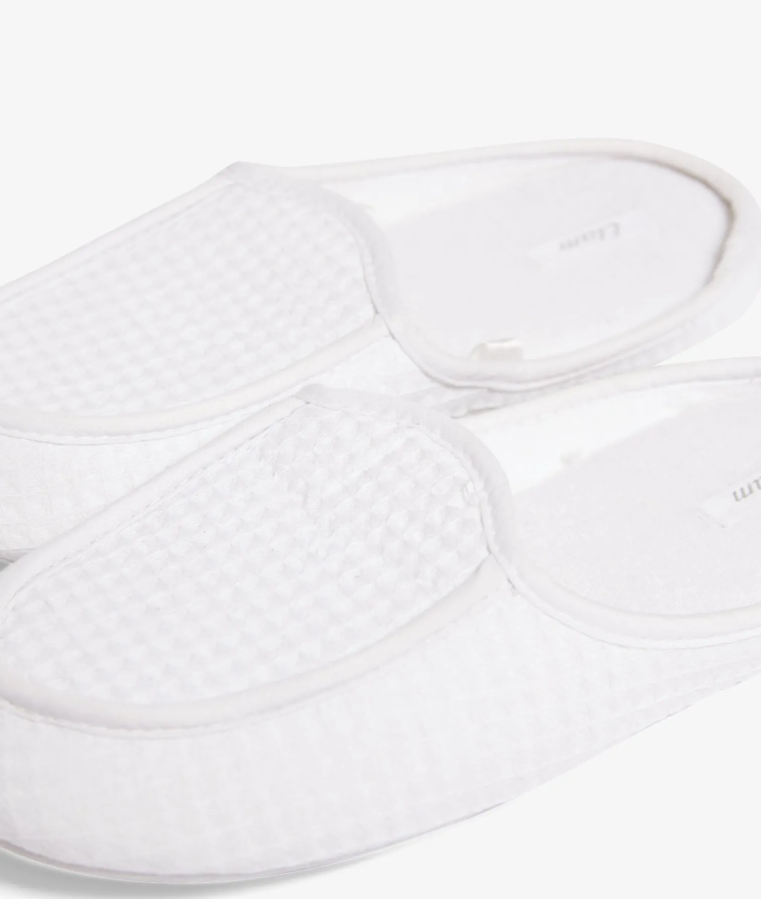 Etam Chaussons mules nid d'abeille ECRU Cheap
