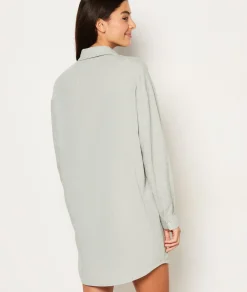 Etam Chemise de nuit en lin KAKI Fashion