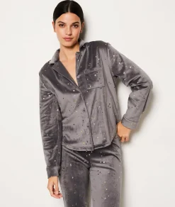 Etam Chemise de pyjama étoile ANTHRACITE Sale