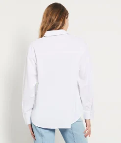 Etam Chemise détails strass BLANC Shop
