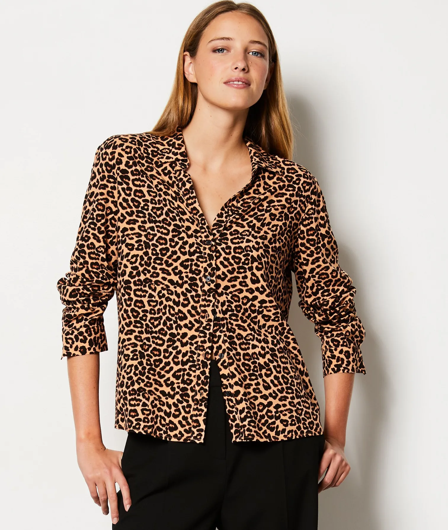Etam Chemise imprimée léopard IMPFDTAUPE Fashion