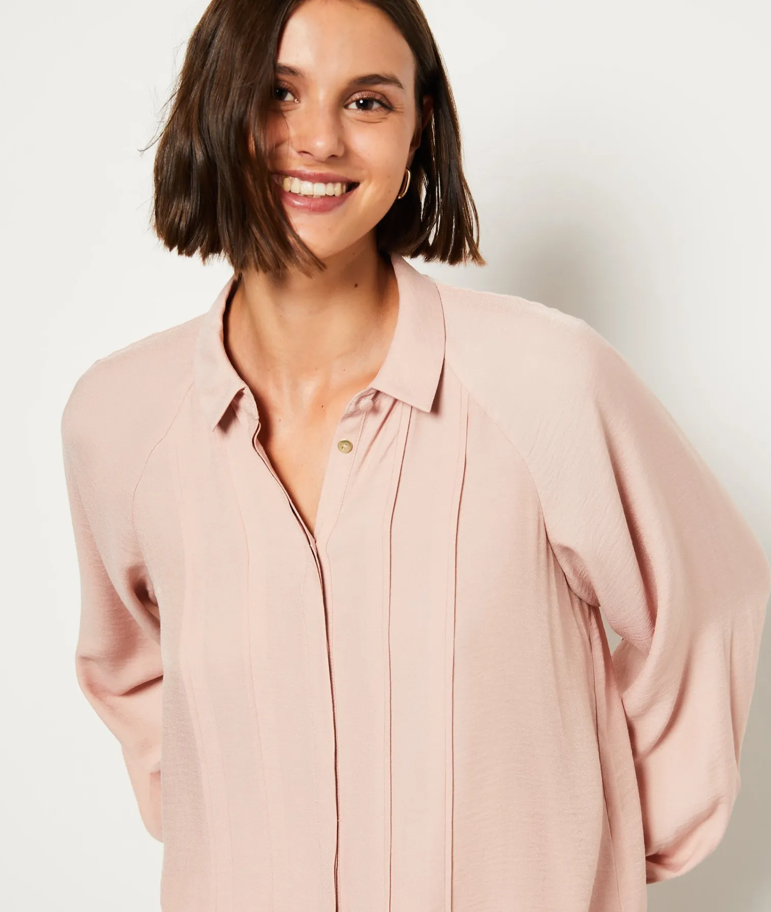Etam Chemise manches longues ROSEPOUDRE Outlet