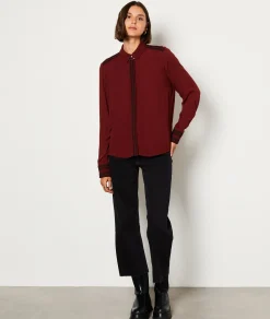 Etam Chemise manches longues brodée CARDINAL Best Sale