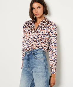 Etam Chemise manches longues imprimé IMPFDBLANC Discount