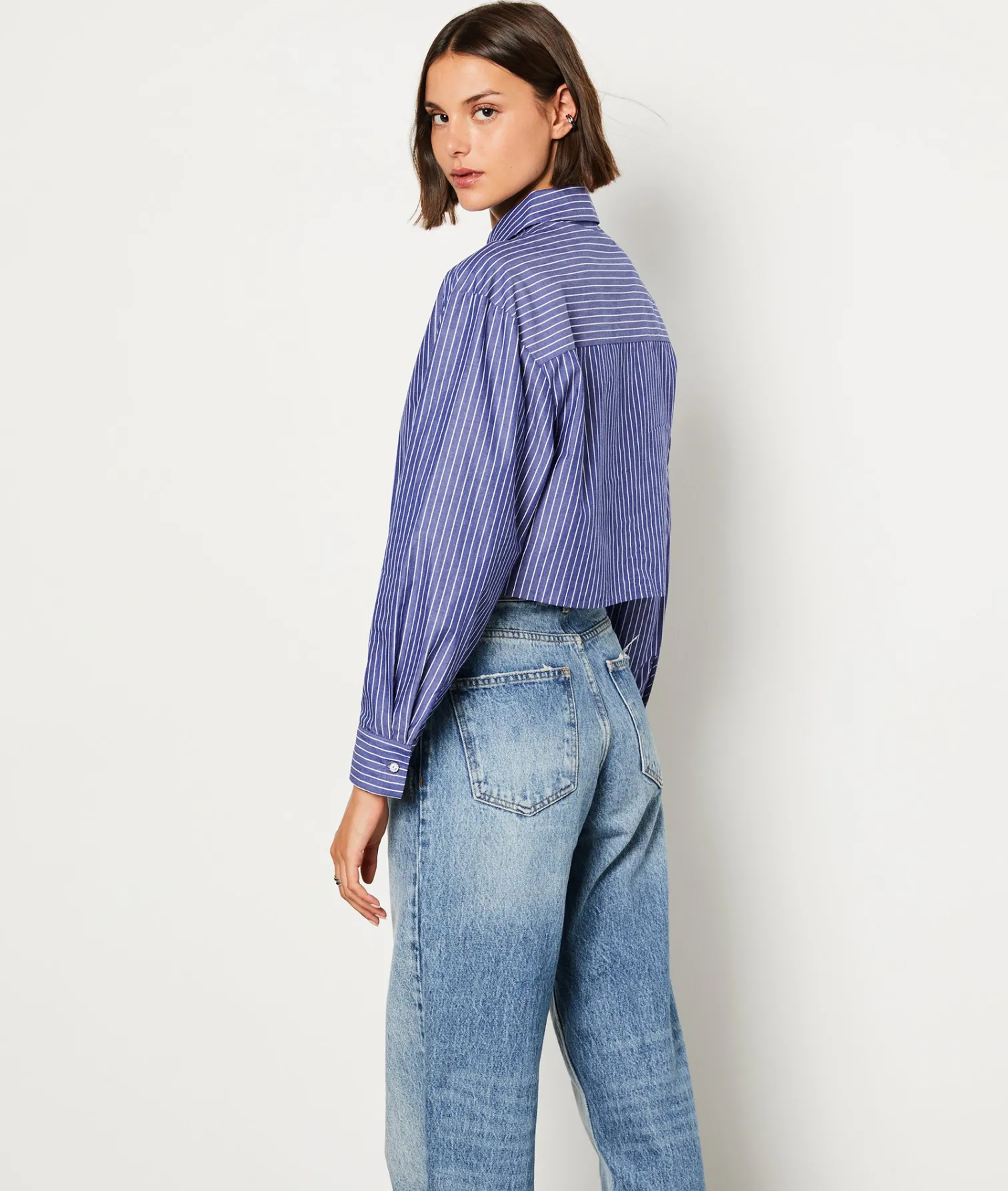 Etam Chemise rayée MARINE New