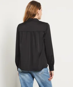 Etam Chemise satinée NOIR Store