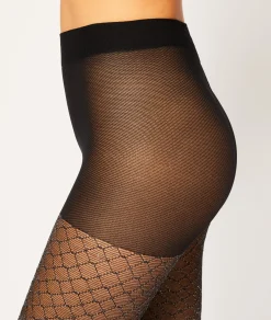 Etam Collant modi irisé NOIR Sale