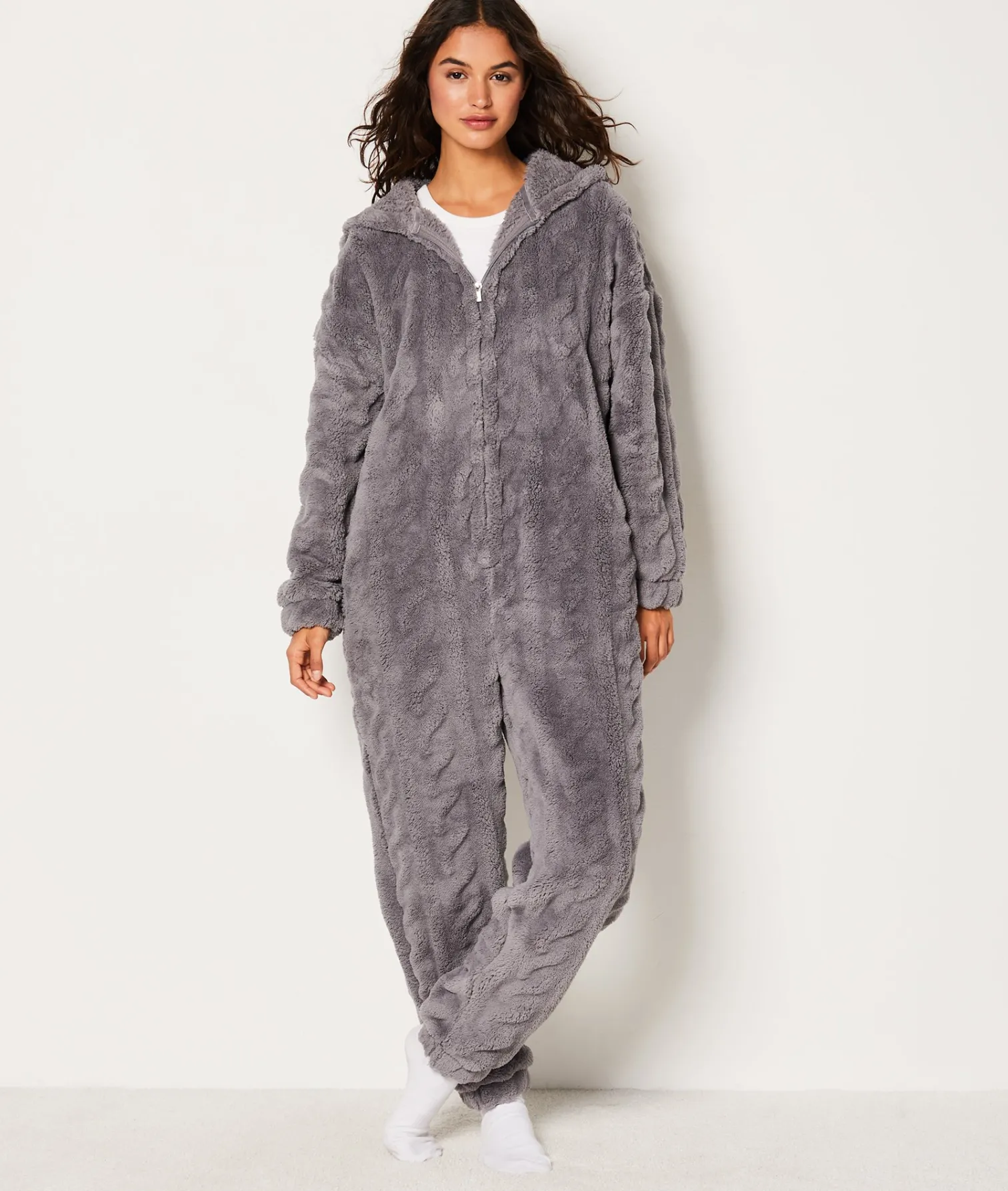 Etam Combinaison polaire GRIS Sale