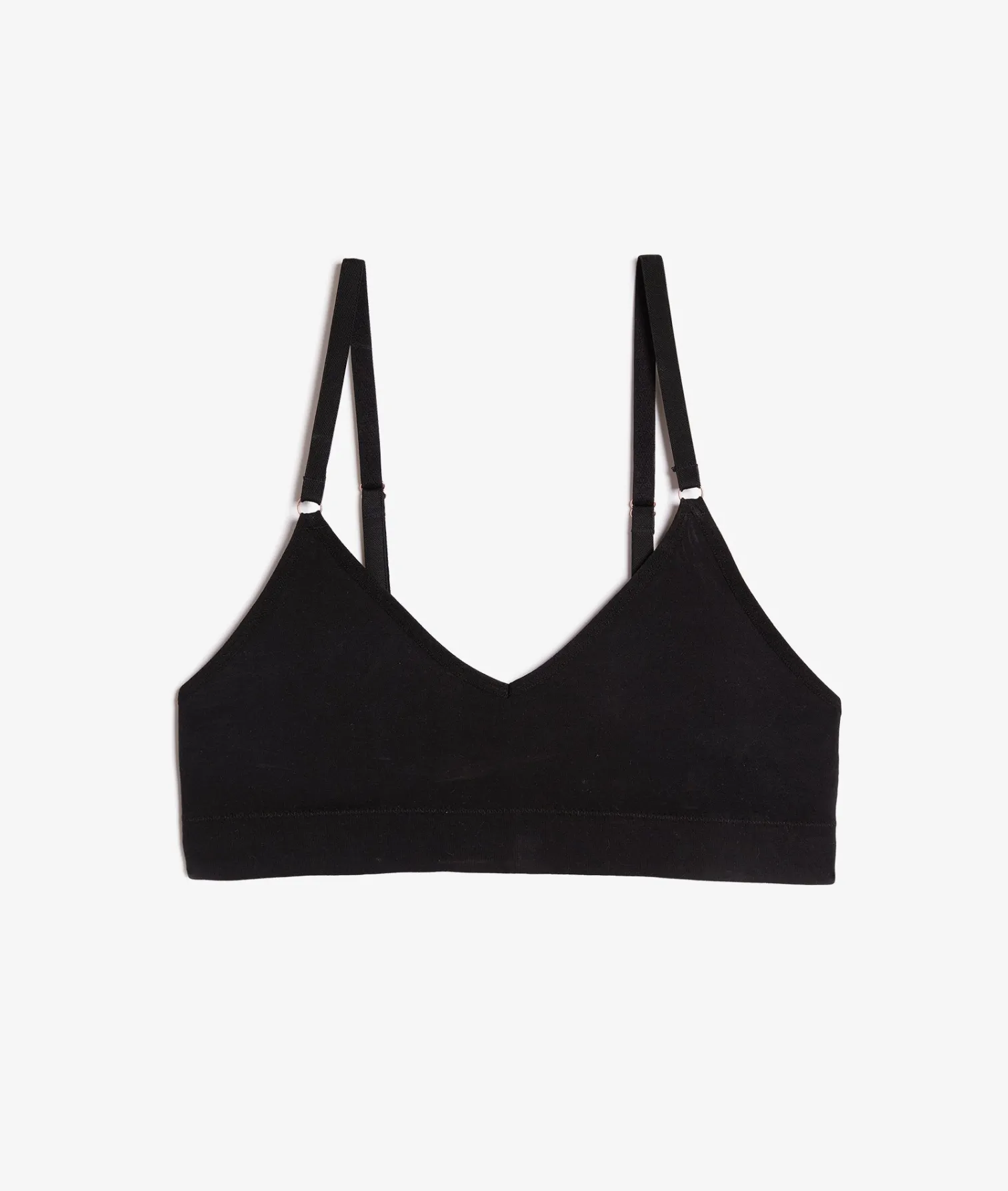 Etam Comfort Cotton Bralette BLACK Sale