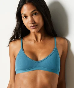 Etam Cotton Bralette PETROLBLUE Best