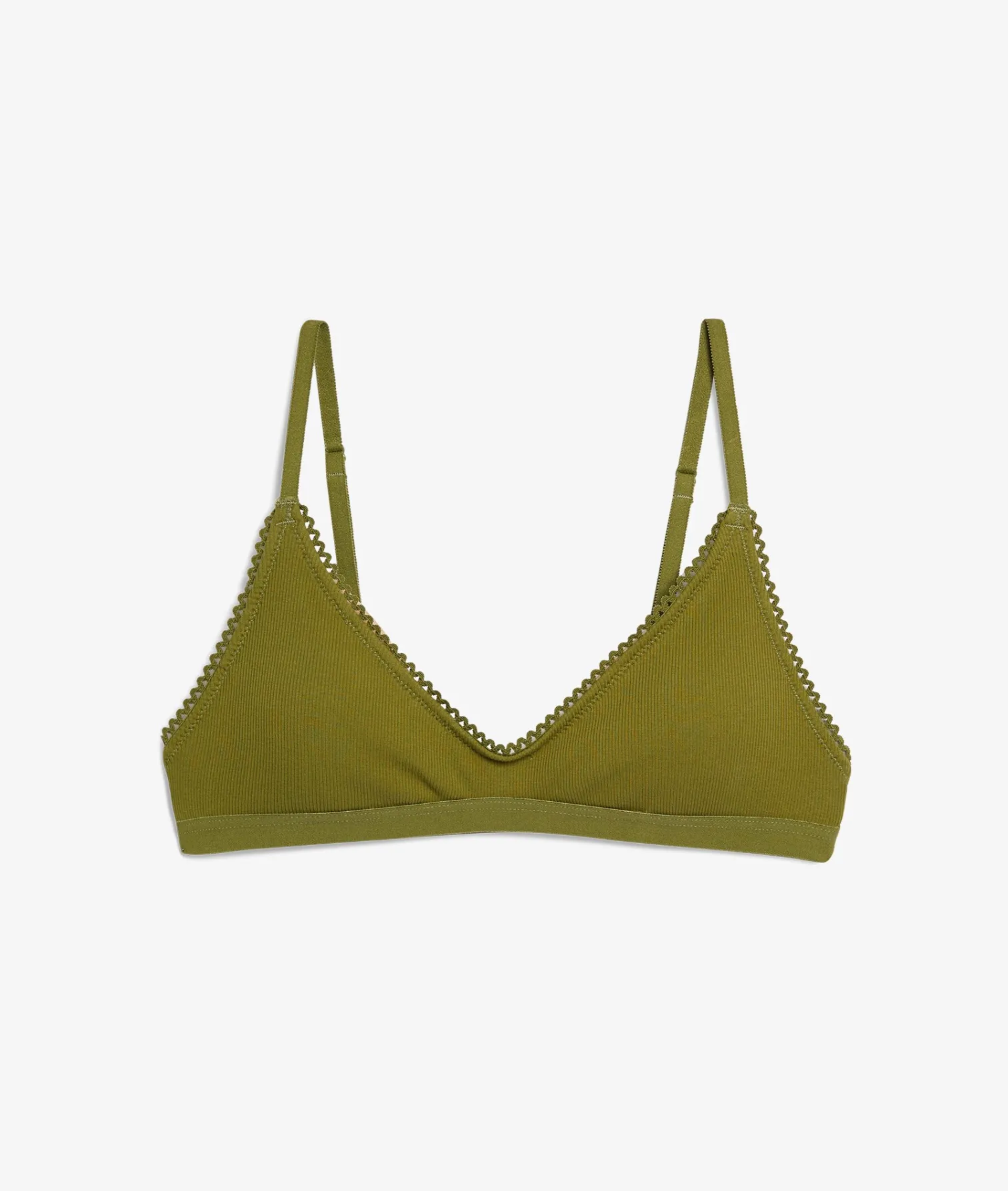 Etam Cotton Bralette KHAKI Outlet