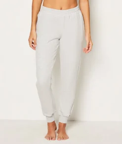 Etam Cotton Pyjama Bottoms GRIS Fashion
