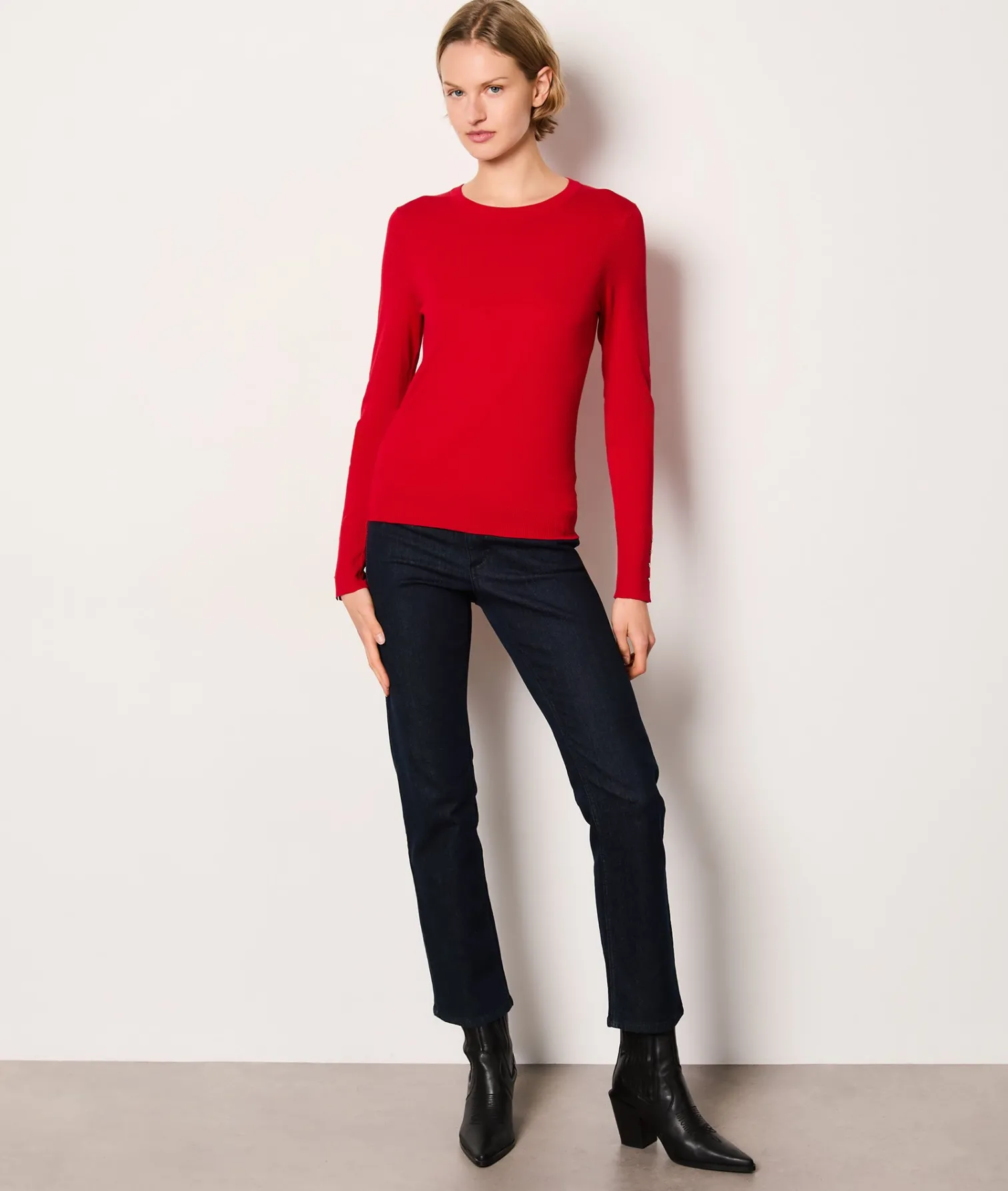 Etam Crew Neck Sweater CARDINAL Outlet
