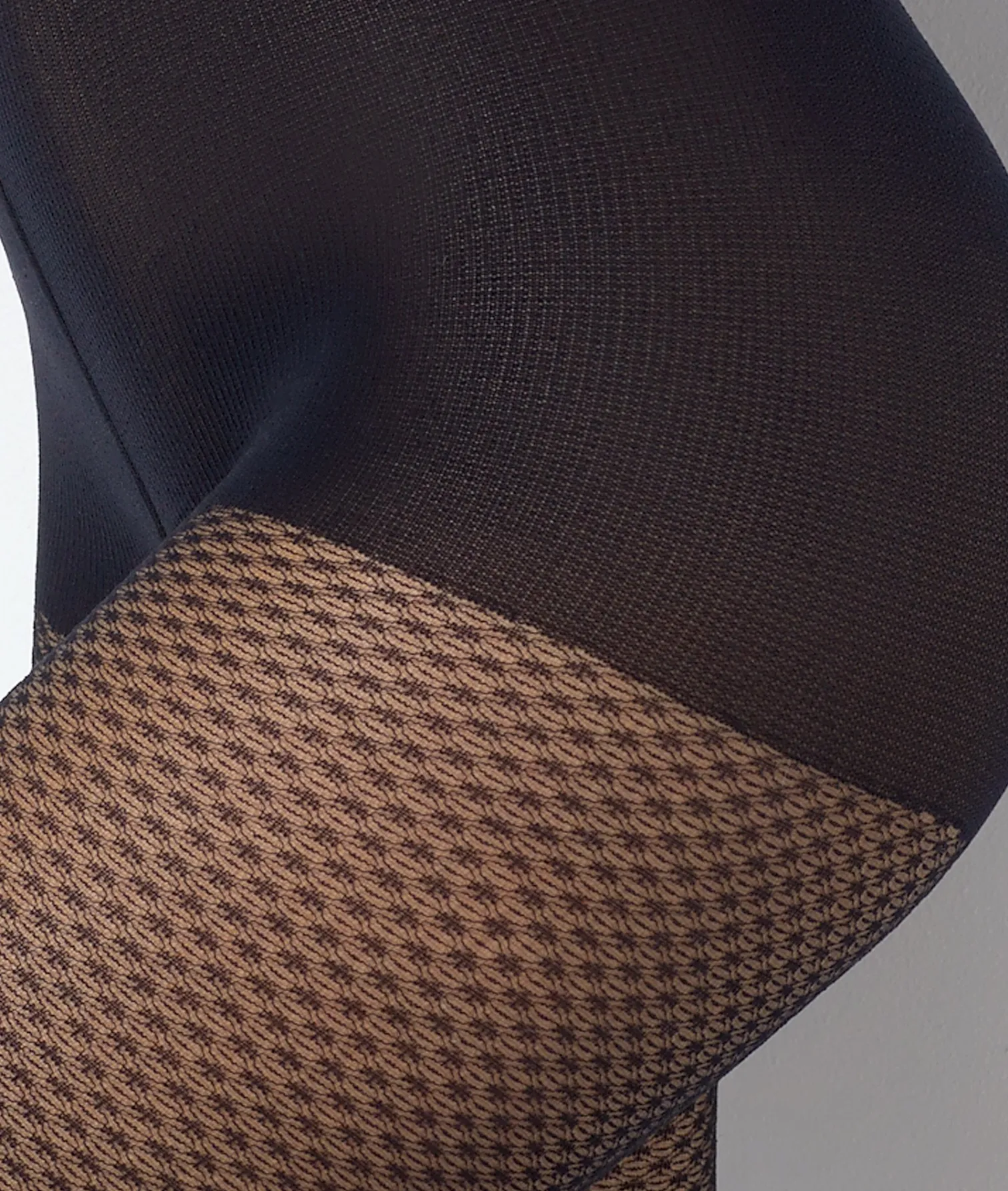 Etam Cross Pattern Tights BLACK Discount