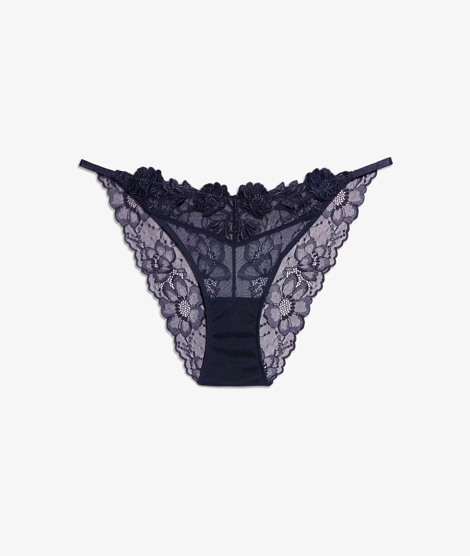 Etam Culotte brésilien en dentelle BLEUNUIT New