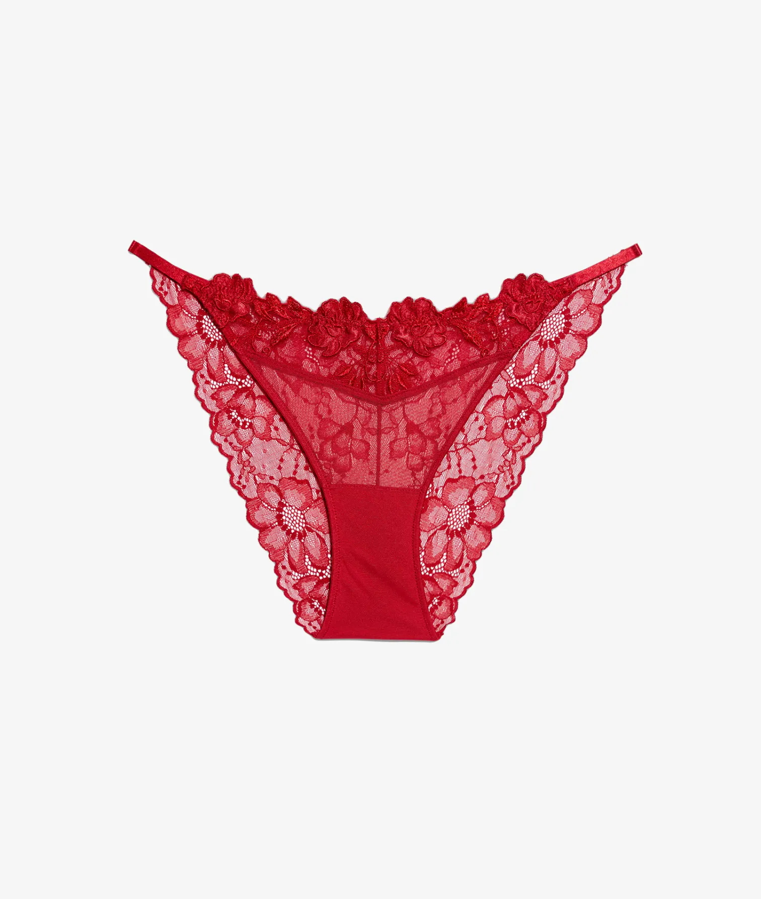 Etam Culotte brésilien en dentelle ROUGE Cheap