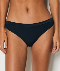 Etam Culotte microfibre satinée NOIR Fashion