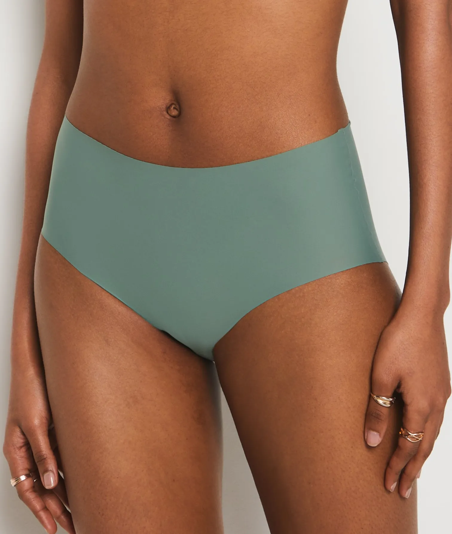 Etam Culotte midi en microfibre KAKI Cheap