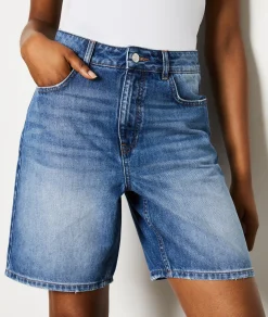 Etam Denim Bermuda Shorts BLUE Shop