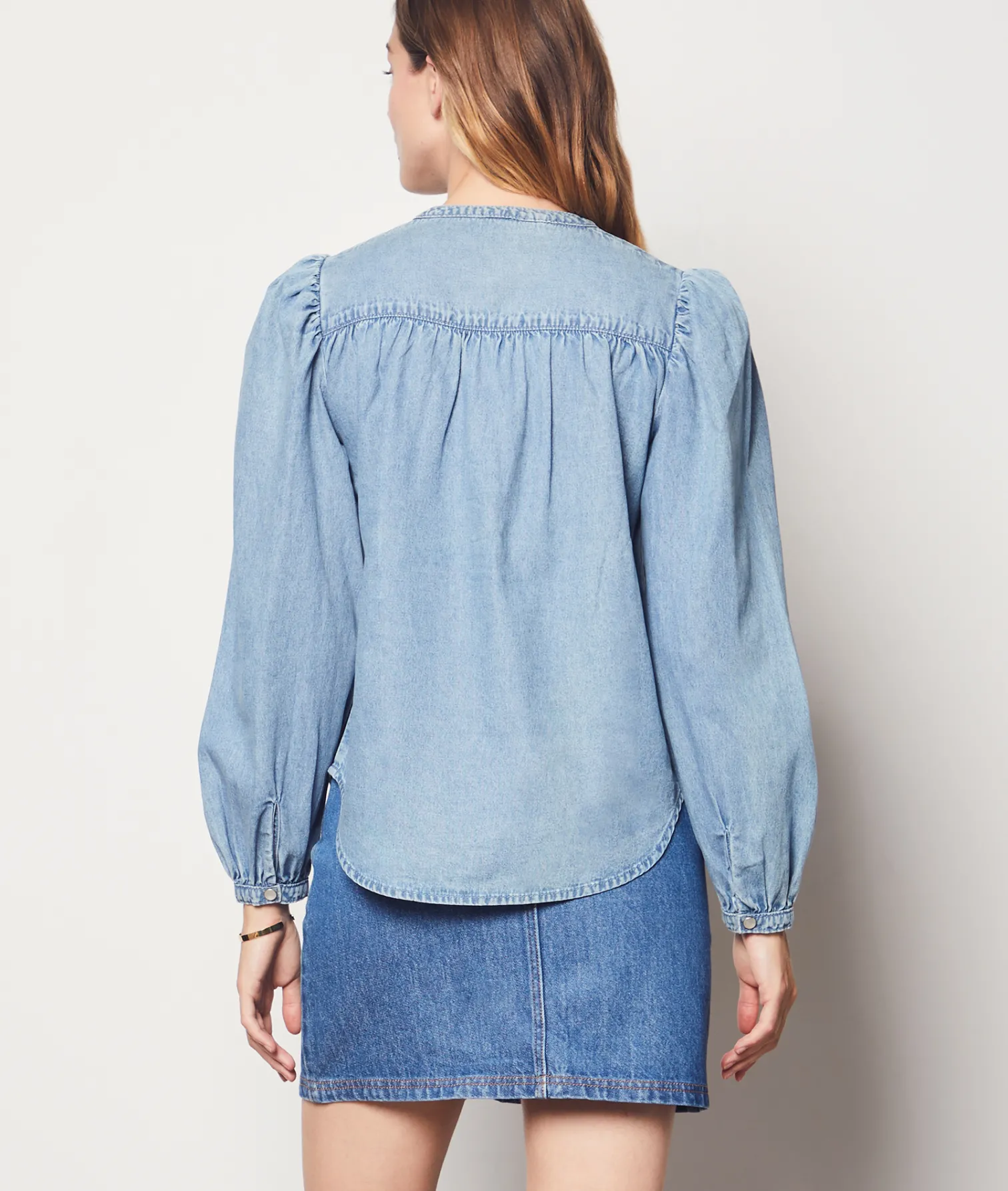 Etam Denim-effect Shirt BLUE Online
