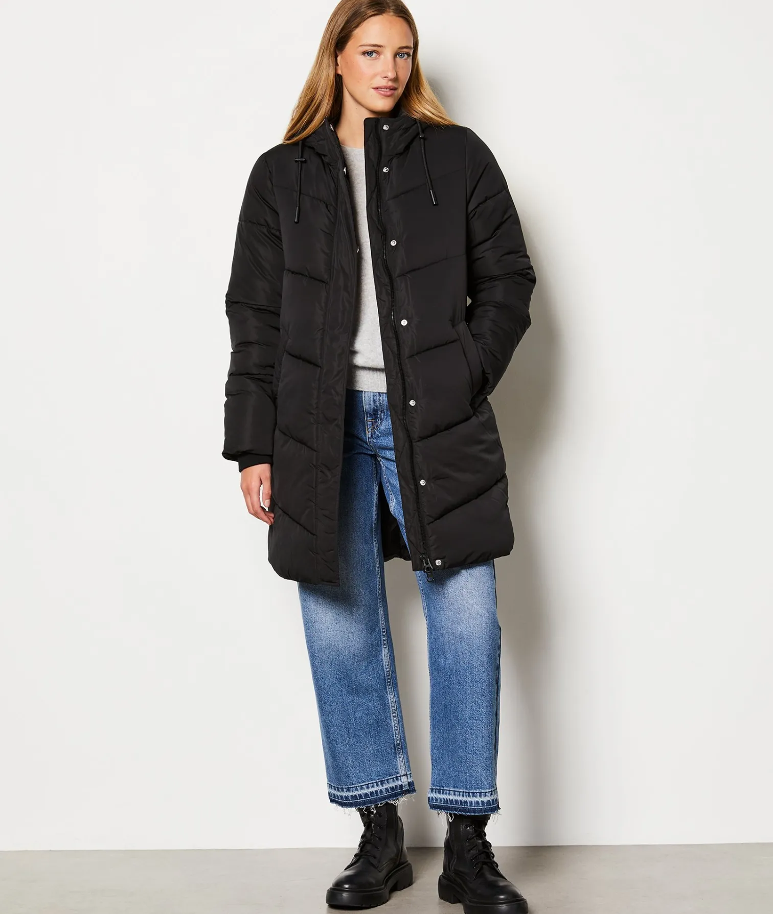 Etam Doudoune longue NOIR Cheap