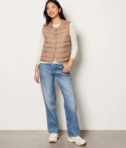 Etam Doudoune matelassée sans manches BEIGE Flash Sale