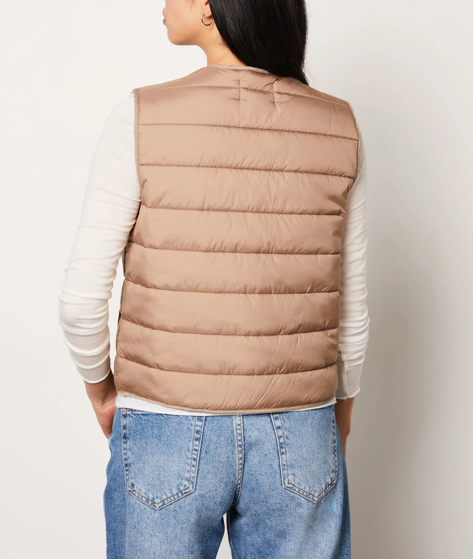 Etam Doudoune matelassée sans manches BEIGE Flash Sale