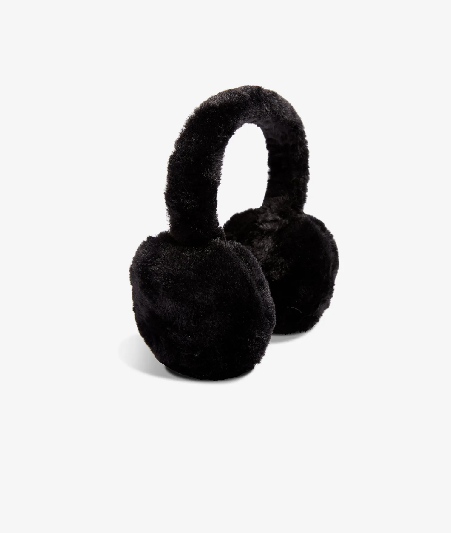 Etam Ear muffs in faux fur BLACK Discount