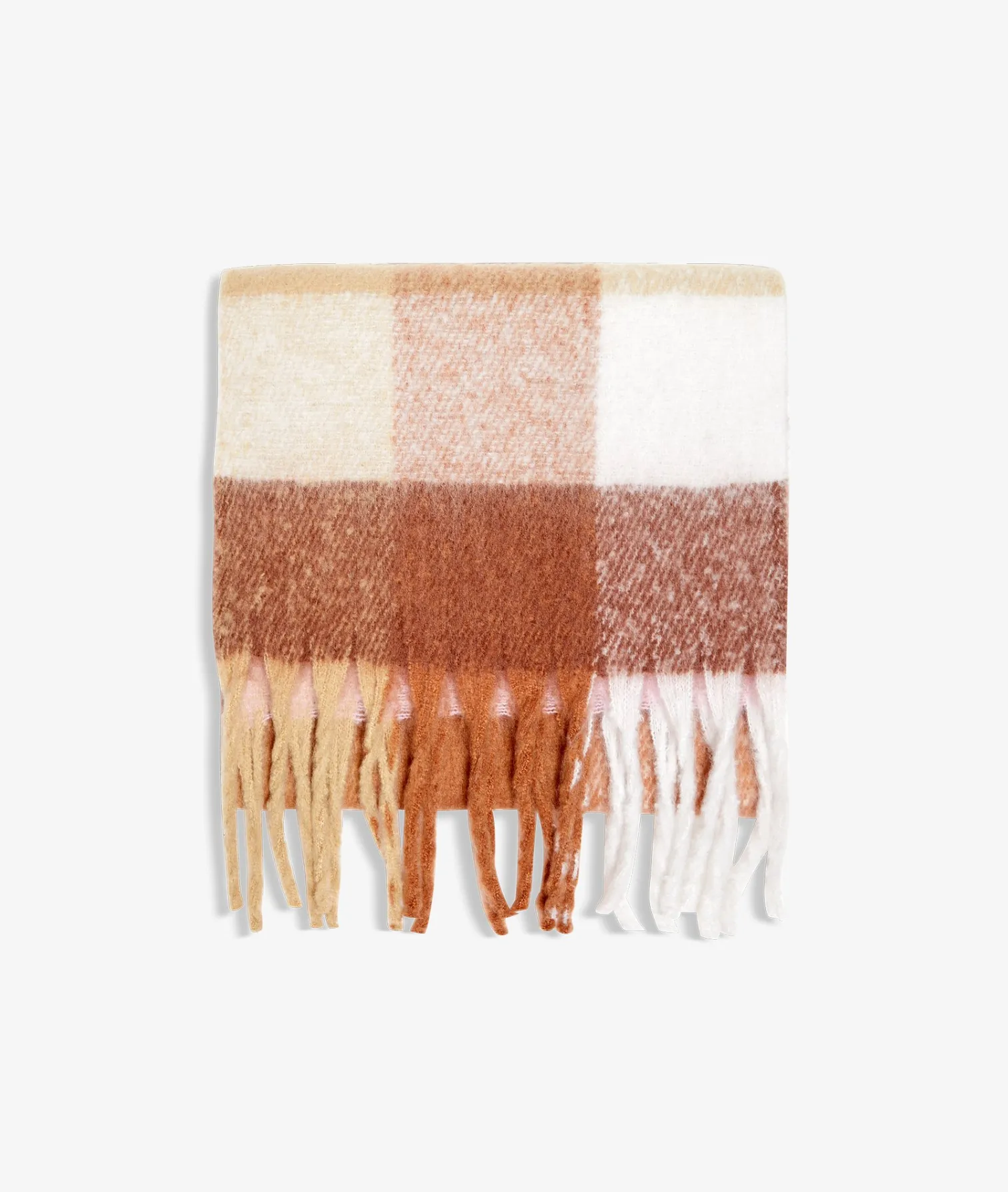 Etam Echarpe à franges BEIGE Discount