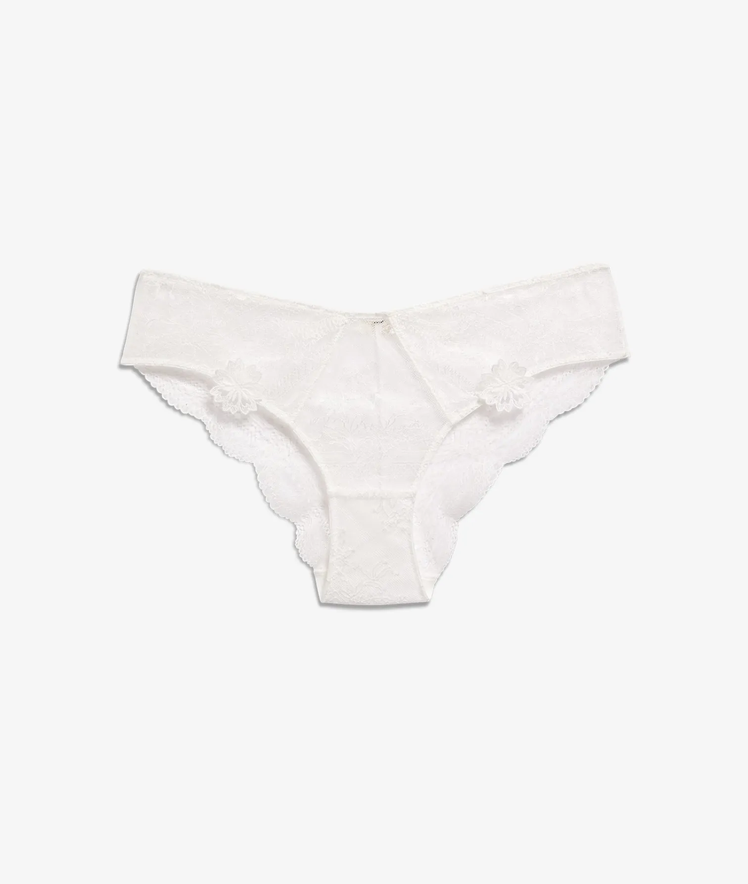 Etam Embroidered Lace Boyshort ECRU Cheap