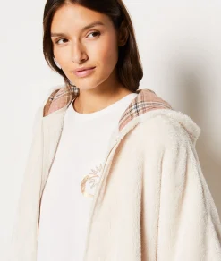 Etam Ensemble 3 pièces de pyjamas veste polaire BEIGE Cheap