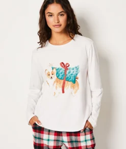 Etam Ensemble 3 pièces de pyjamas veste polaire CARDINAL Sale