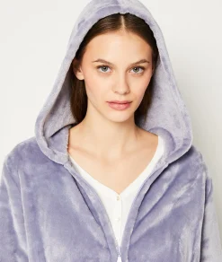Etam Ensemble 3 pièces de pyjamas veste polaire BLEU Online