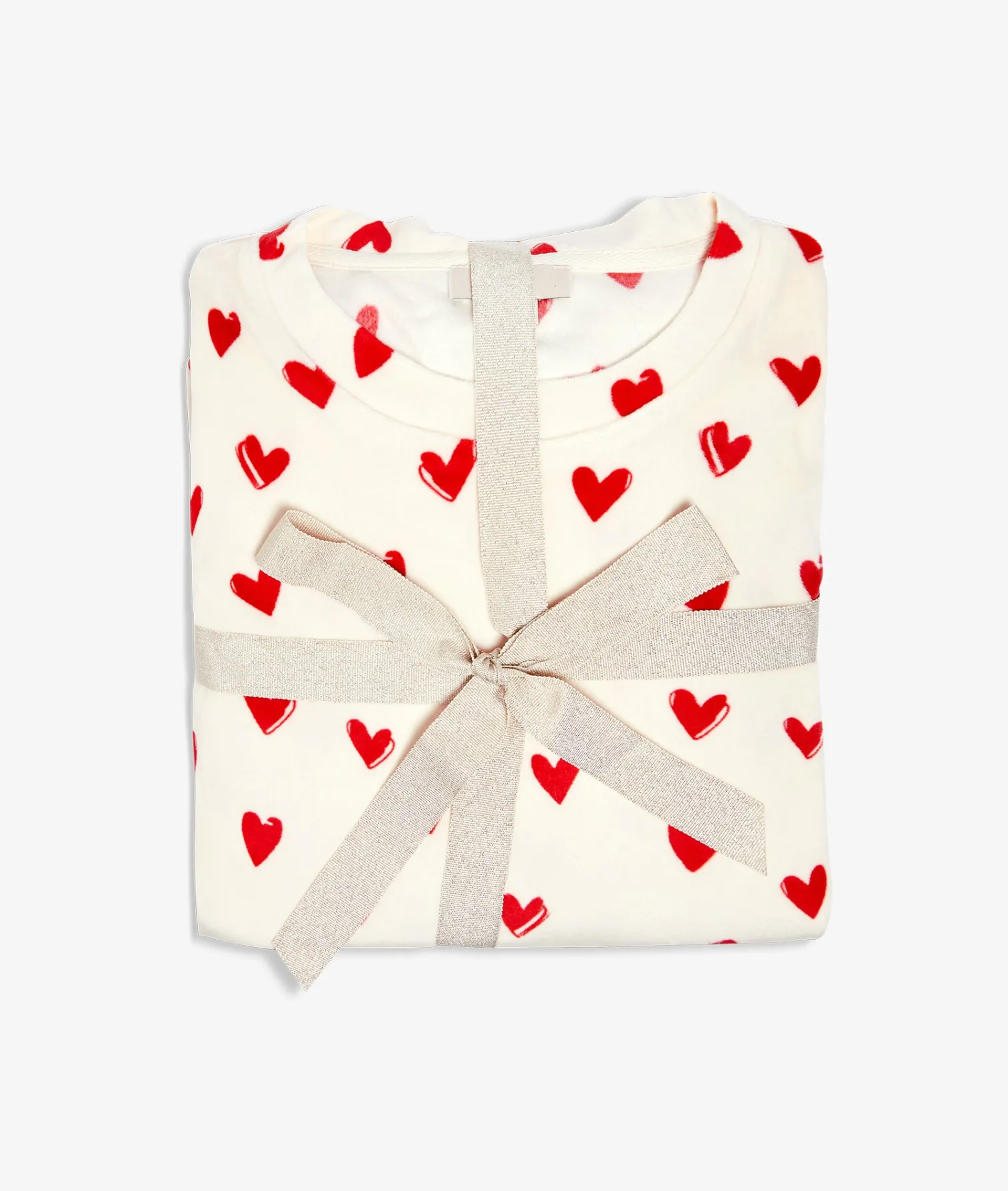 Etam Ensemble 2 pièces de pyjamas à motifs cœur ROUGE Sale