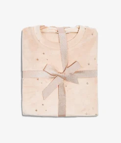 Etam Ensemble 2 pièces de pyjamas en velours imprimé dorée BEIGE Flash Sale