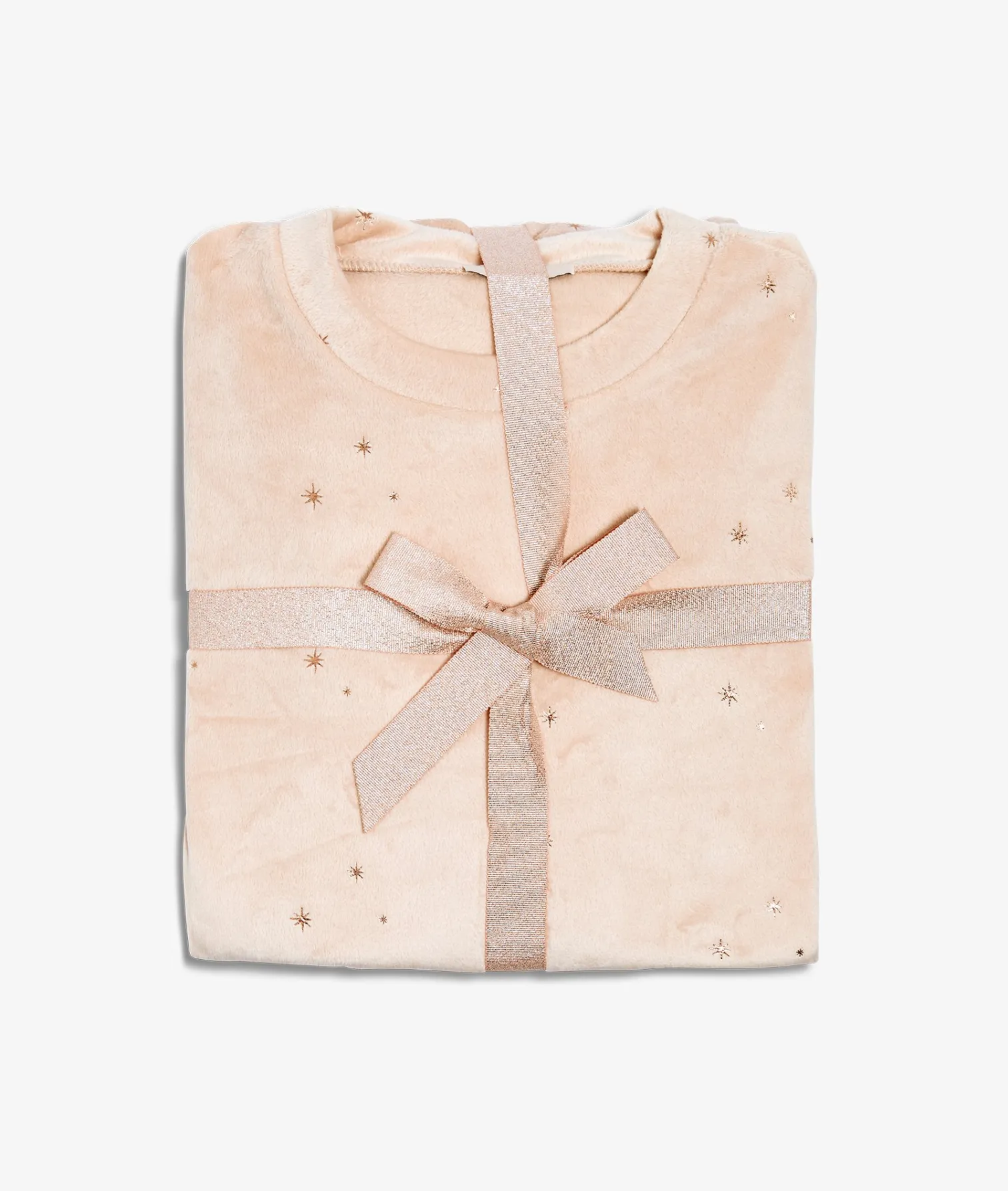 Etam Ensemble 2 pièces de pyjamas en velours imprimé dorée BEIGE Flash Sale