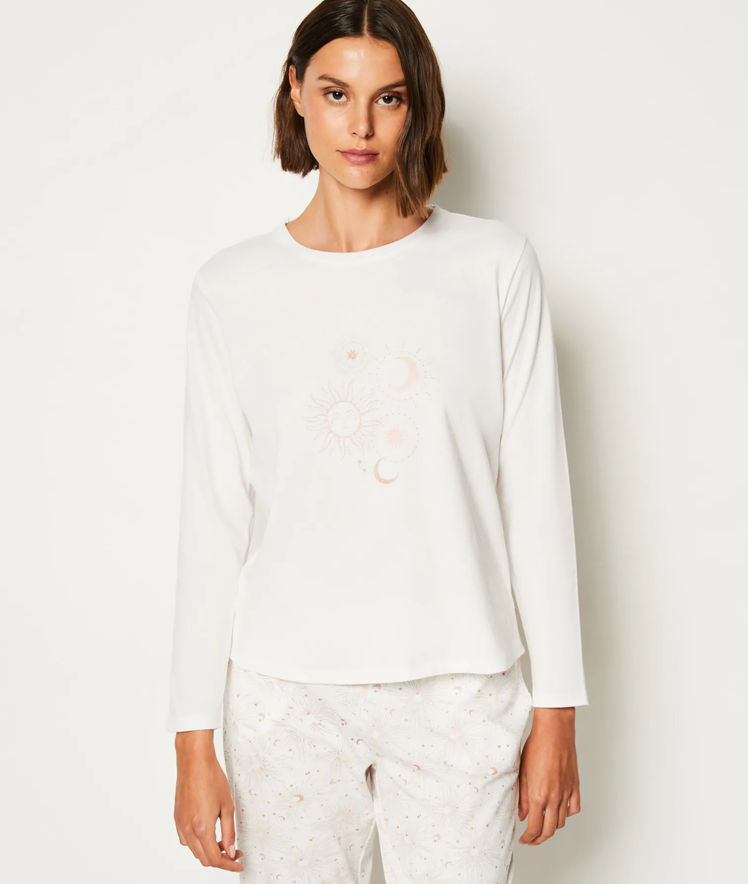 Etam Ensemble 3 pièces de pyjamas veste polaire ROSEPOUDRE Hot
