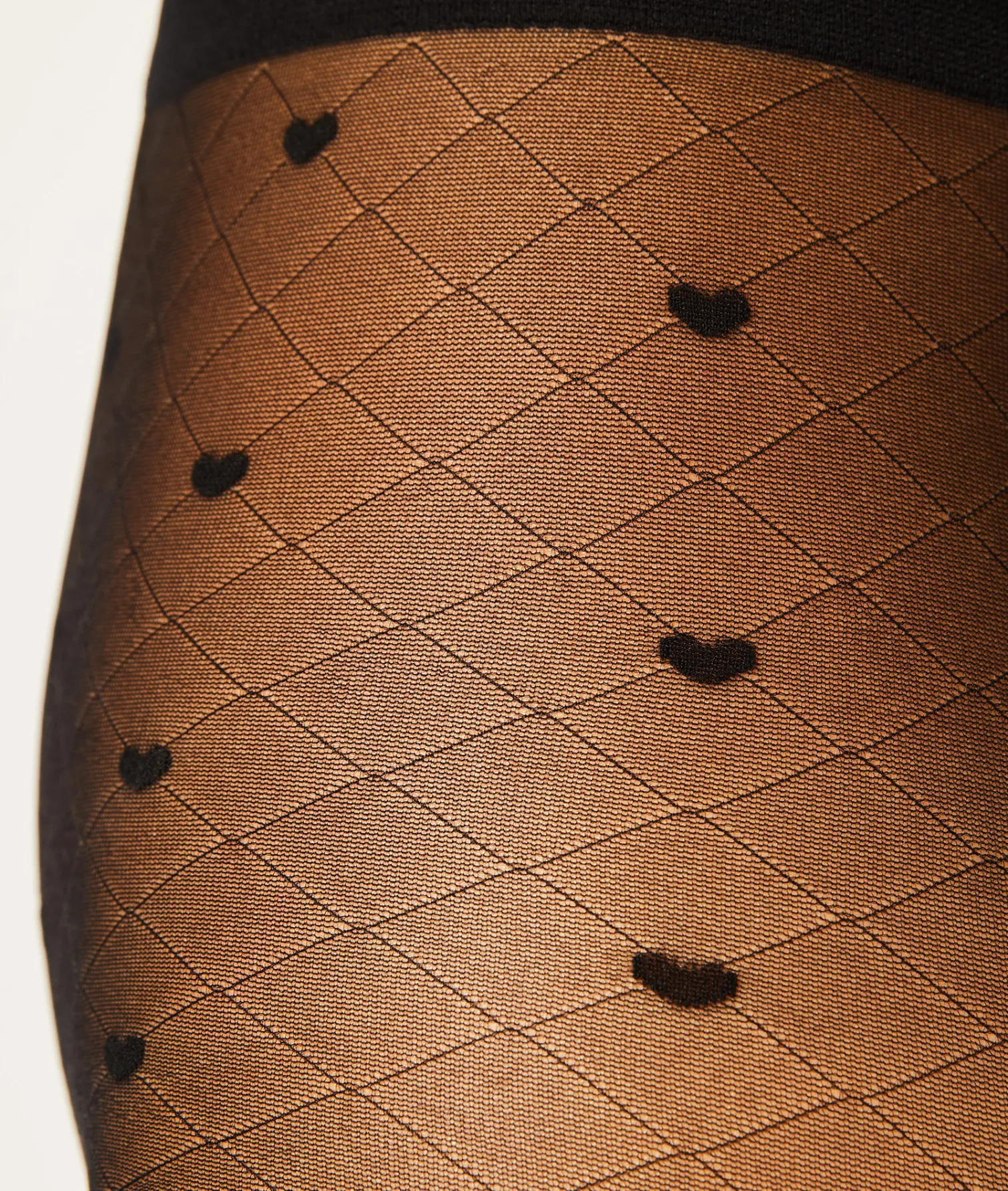 Etam Fashion Tights with Heart Dots NOIR Sale