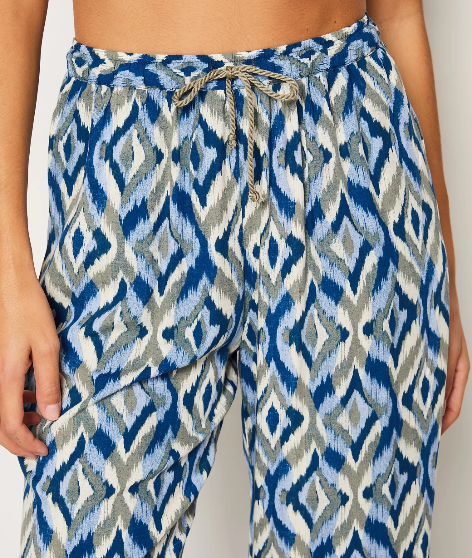 Etam Flared Patterned Pyjama Bottoms MULTICOLORE Shop
