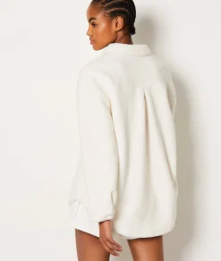 Etam Fleece Jacket ECRU Cheap