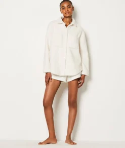 Etam Fleece Jacket ECRU Cheap