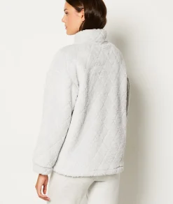Etam Fleece Jacket GRIS Clearance