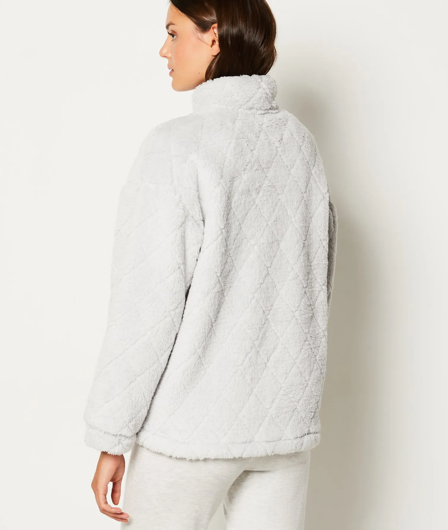 Etam Fleece Jacket GRIS Clearance