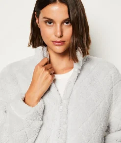 Etam Fleece Jacket GRIS Clearance