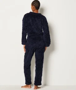 Etam Fleece Pyjama Bottoms BLEUNUIT Outlet