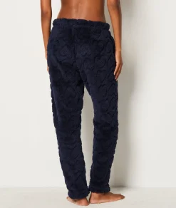 Etam Fleece Pyjama Bottoms BLEUNUIT Outlet